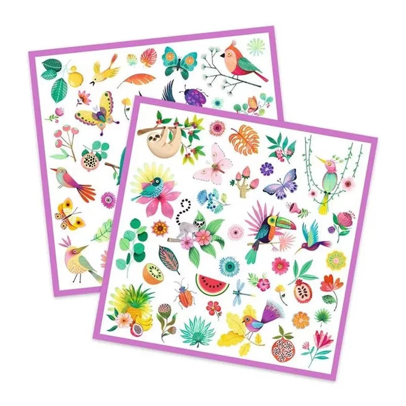 Planche de 160 stickers paradise - Djeco