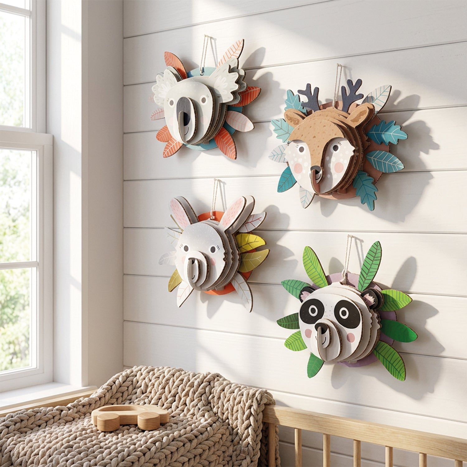 Décoration 3D à créer Panda - Ulysse couleur d'enfance