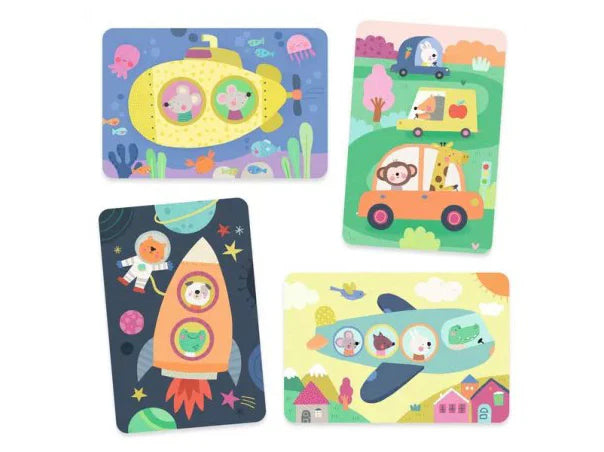 Coloriage magique en route - Djeco