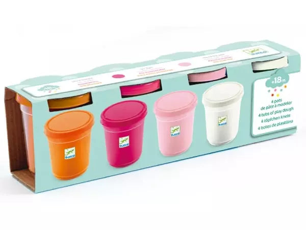 4 pots de pâte à modeler sweet - Djeco