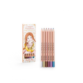 6 crayons métallisés Les rosalies - Moulin roty