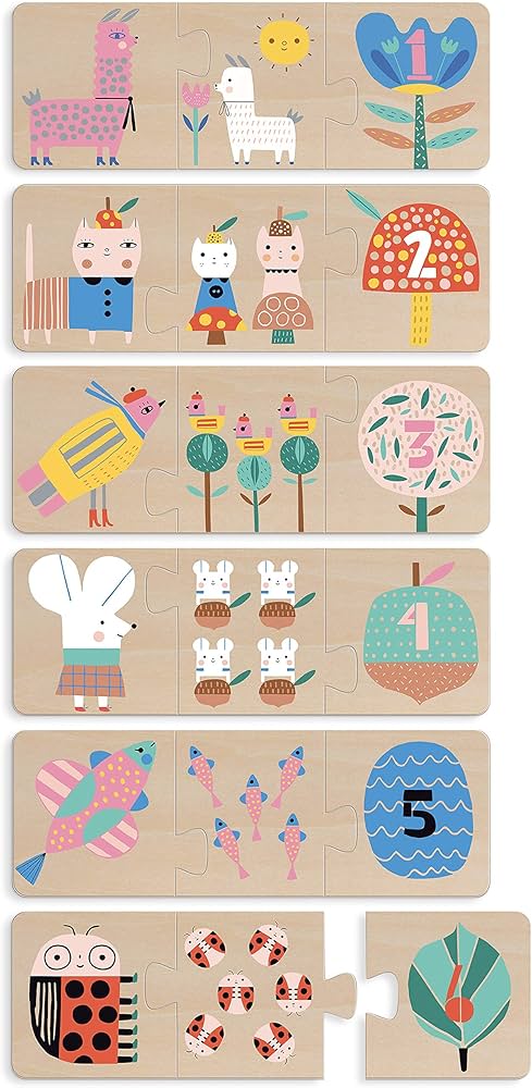 6 puzzles trio Suzy Ultman - Vilac