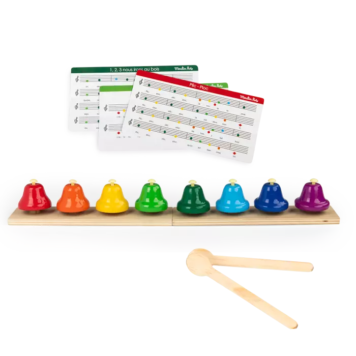 8 clochettes musicalesz les popipops - Moulin roty