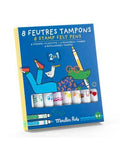 8 feutres tampons Les loufoques - Moulin roty