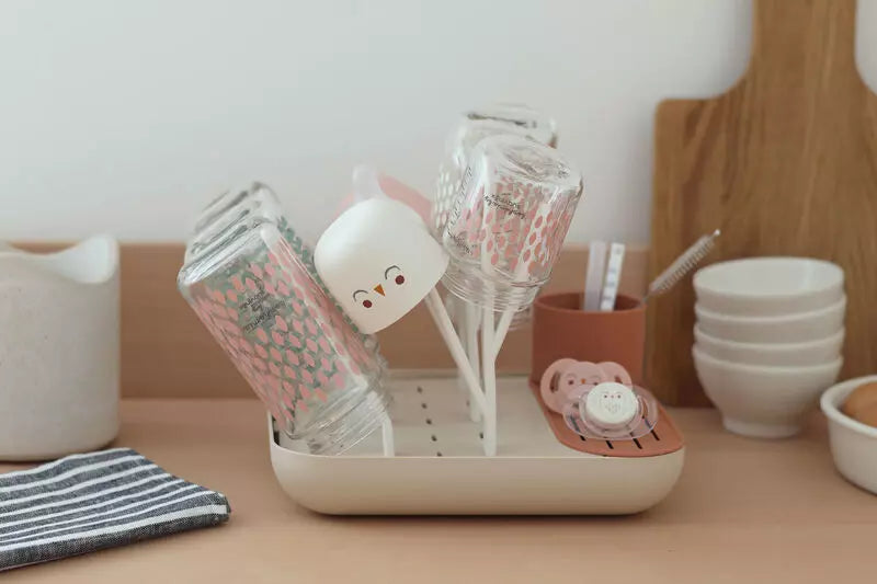 Egouttoir biberons forêt terracotta/argile - Béaba