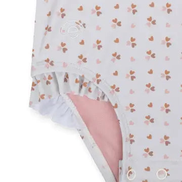 Maillot de bian manches longues coeurs cosy - Swim essentials