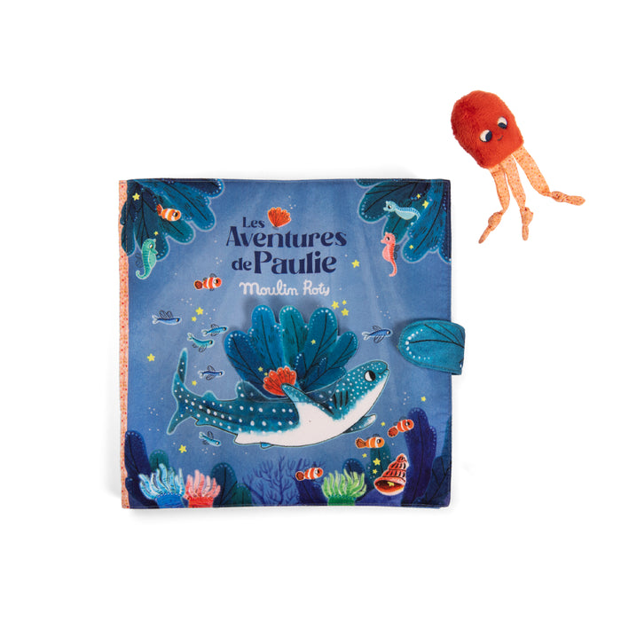 Grand livre en tissus d'activité Les aventures de Paulie - Moulin roty