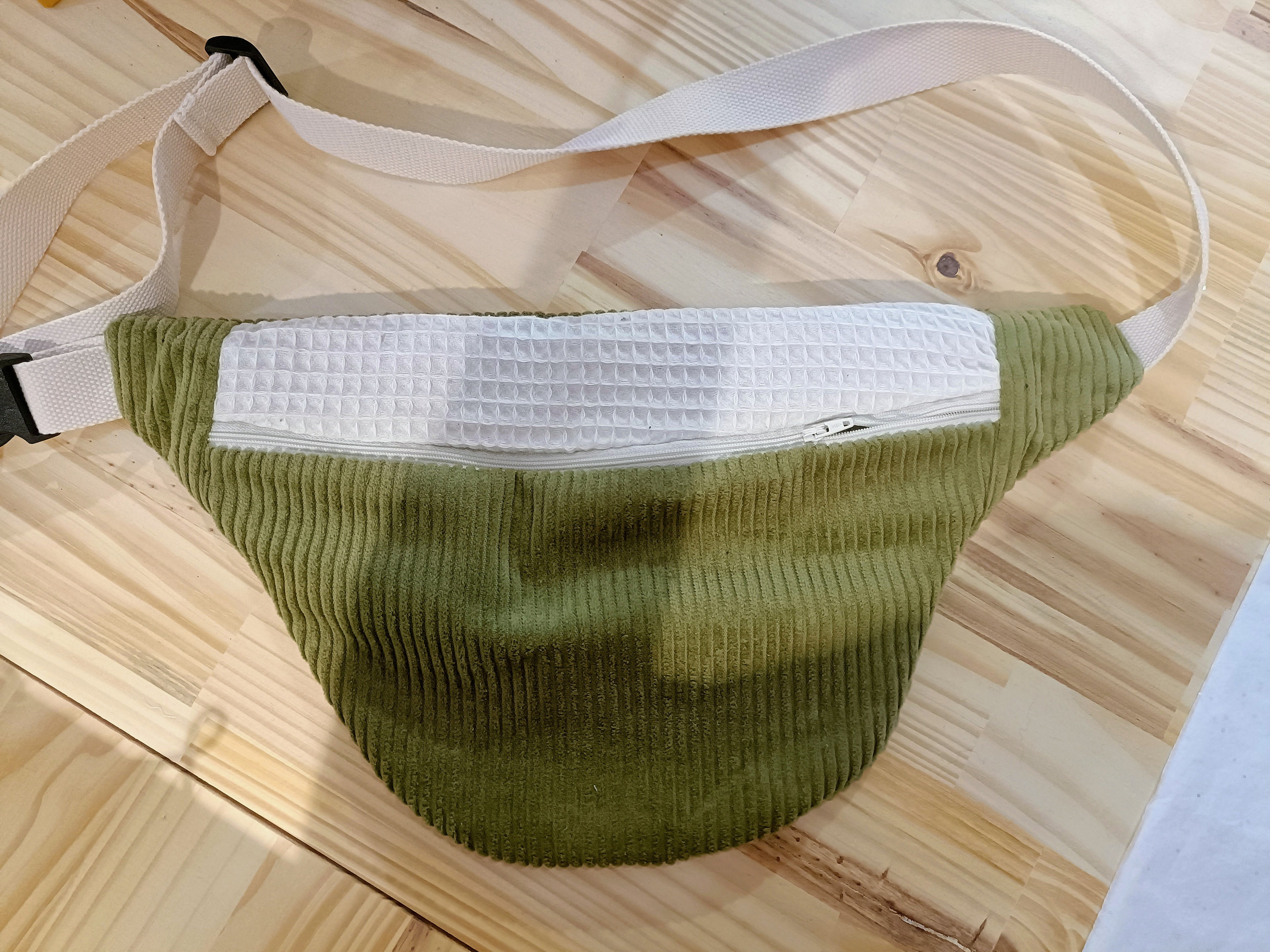 Sac banane adulte & ado Olive - L’atelier dyloma