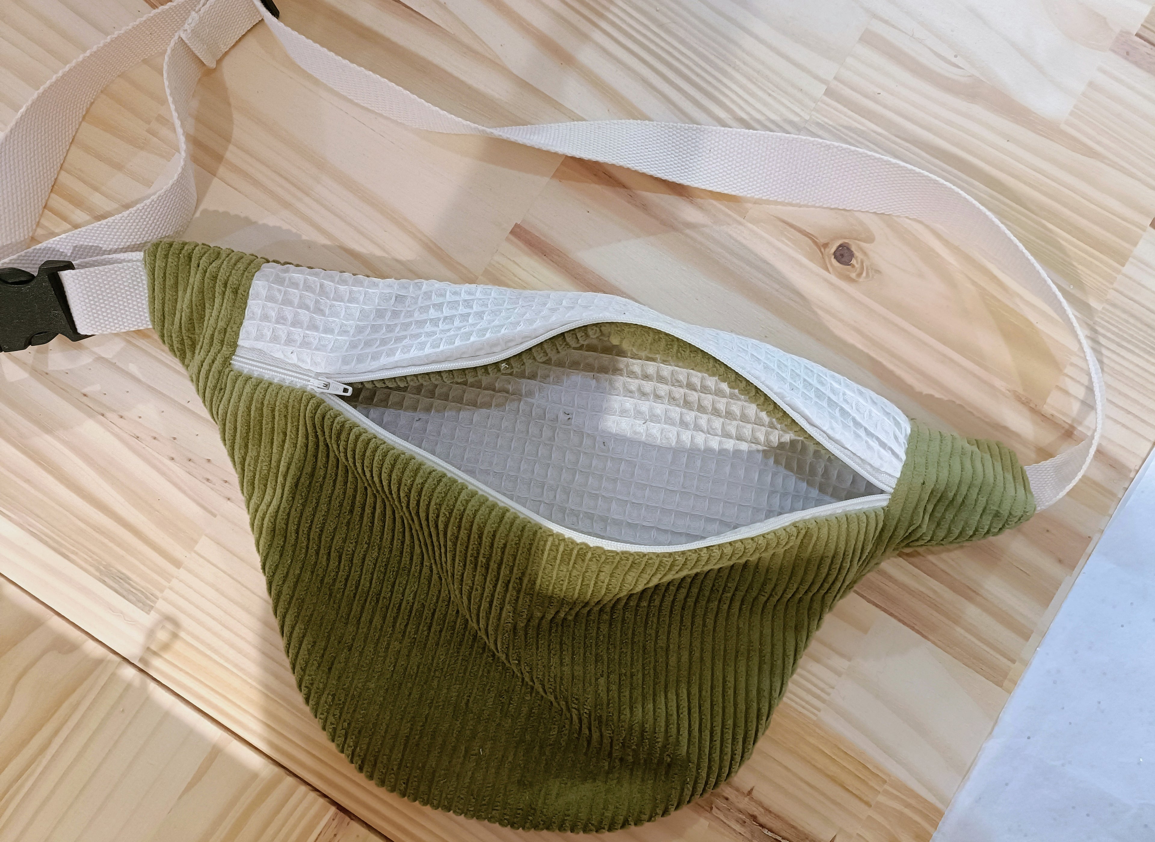 Sac banane adulte & ado Olive - L’atelier dyloma