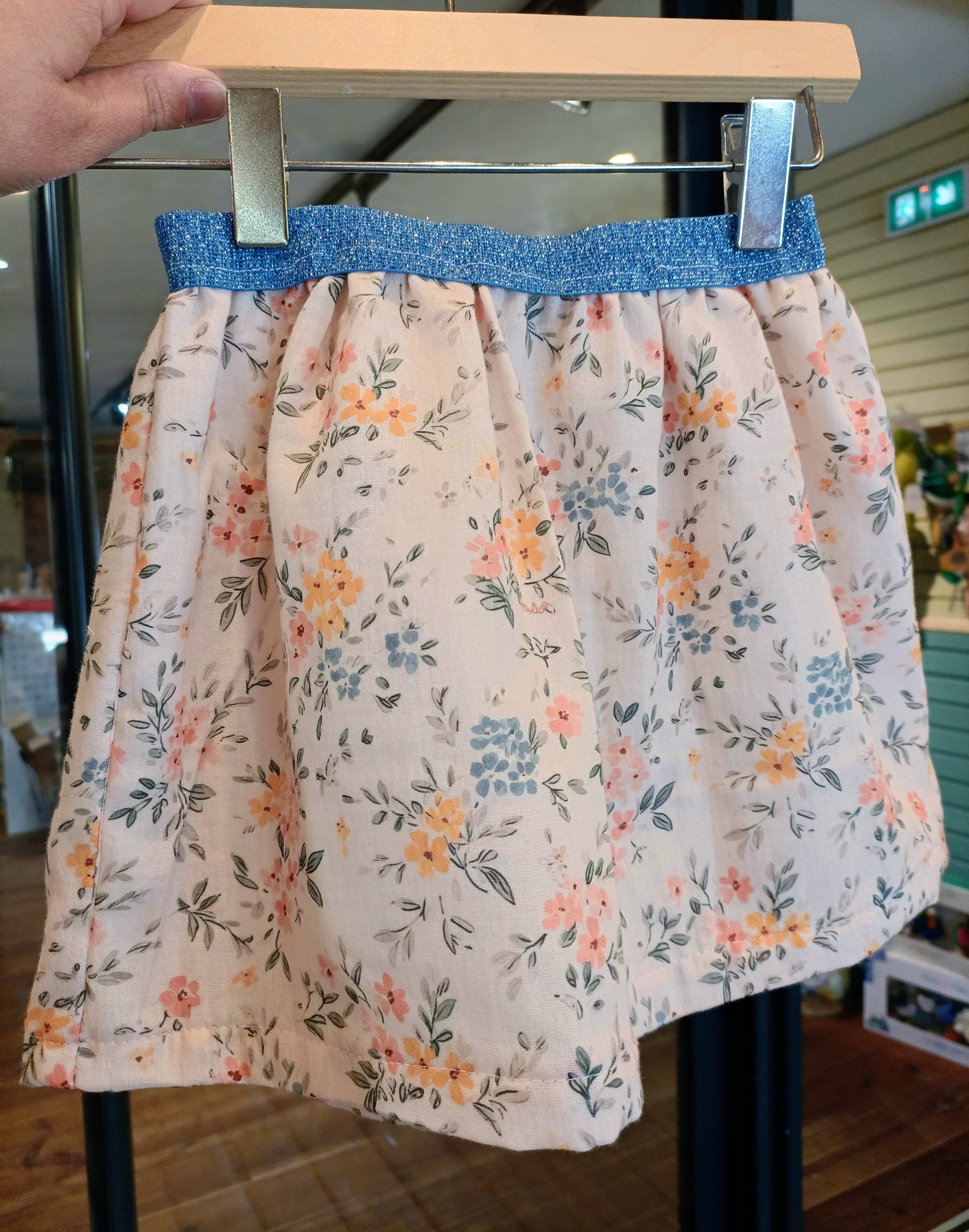 Jupe florale fait main - l’atelier dyloma