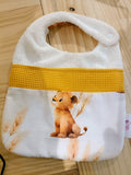 Bavoir lion fait main - L’atelier dyloma