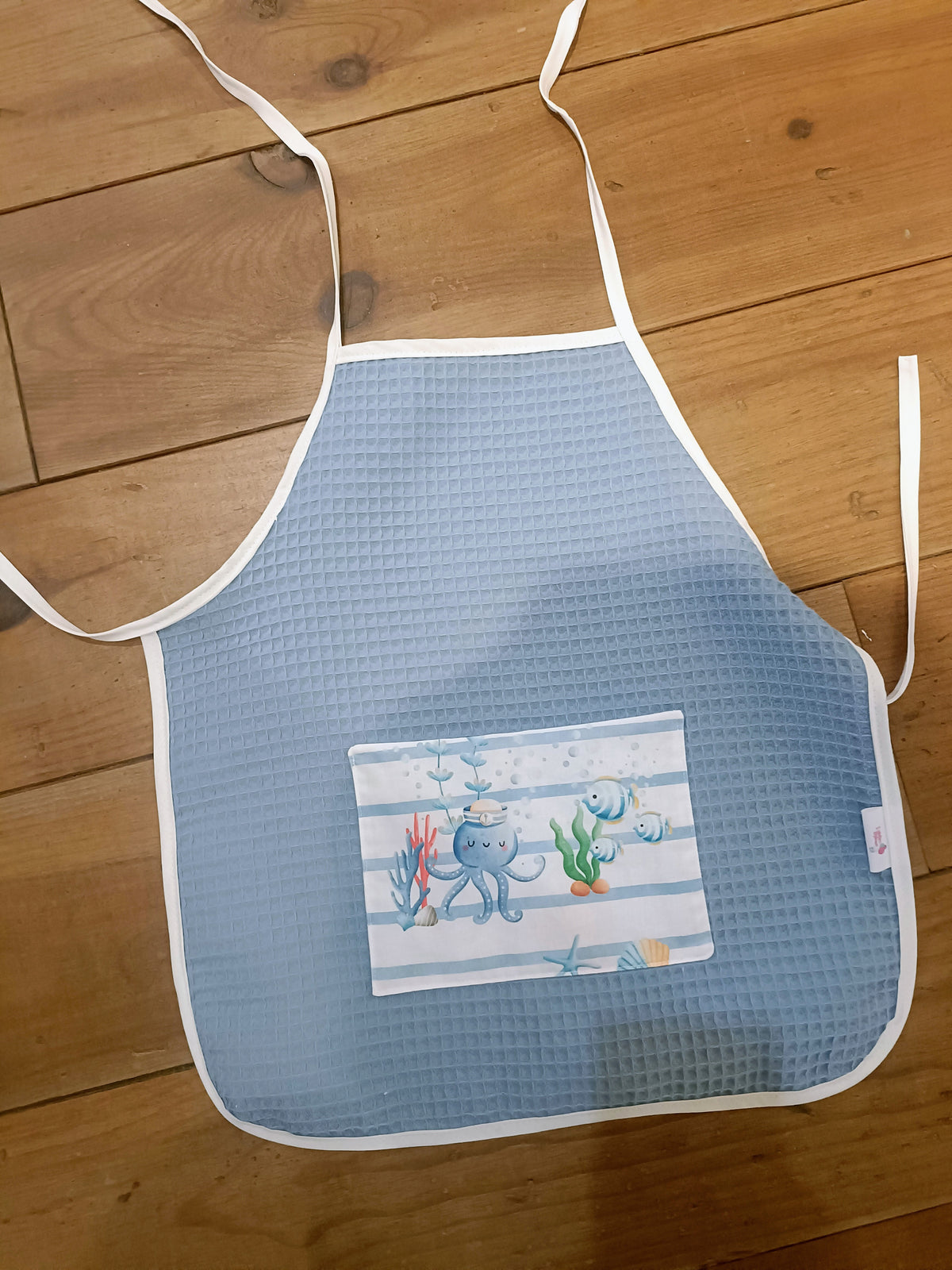 Tablier enfant Océan 2-4 ans fait main - L’atelier dyloma