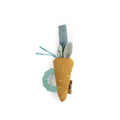 Hochet anneau de dentition carotte trois petits lapins - Moulin roty