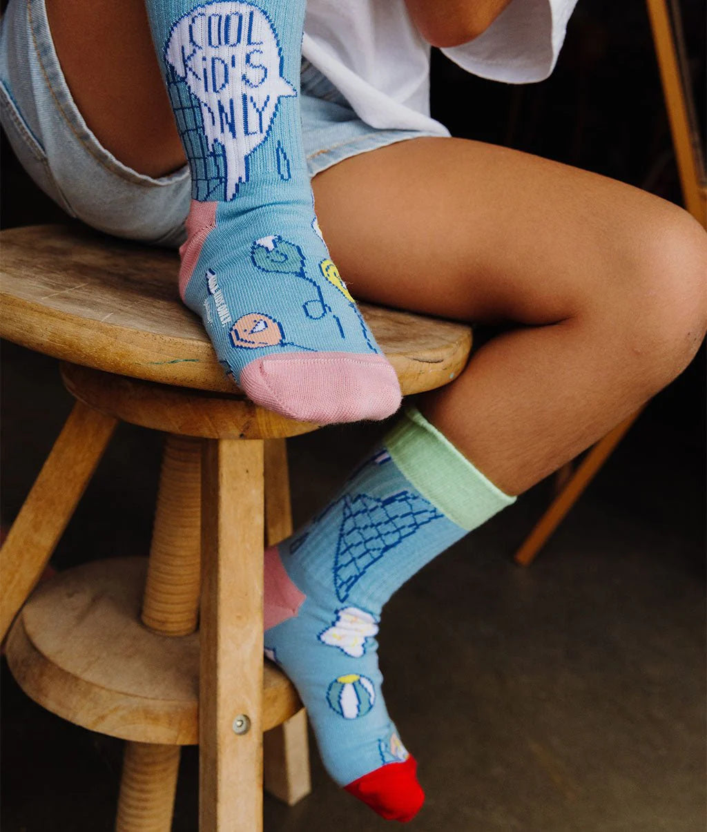 Chaussettes bleu créma kids - Hello hossy