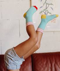 Chaussette Mini azur kids - Hello Hossy