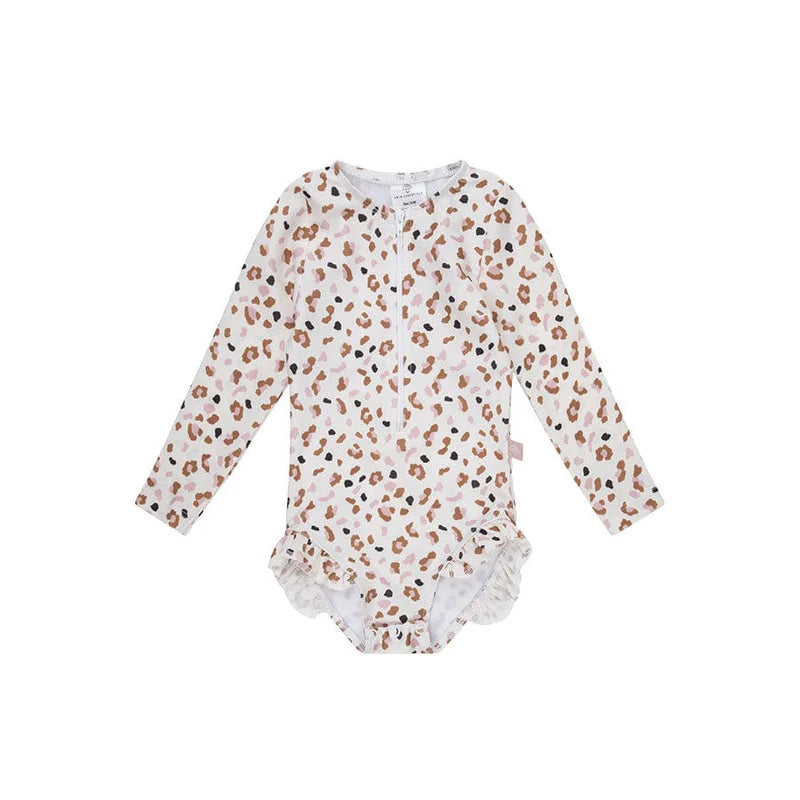 Maillot de bain manche longues Léopard - Swim essnetials