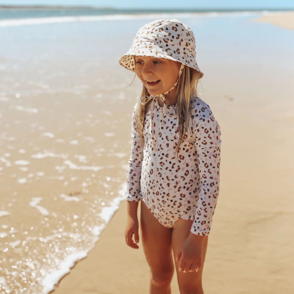 Maillot de bain manche longues Léopard - Swim essnetials