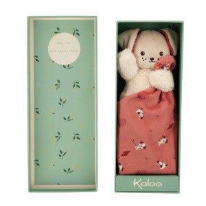 Doudou chat carré douceur brique - Kaloo