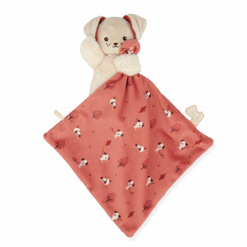 Doudou chat carré douceur brique - Kaloo