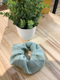 Chouchou vert d’eau fait main - L’atelier dyloma
