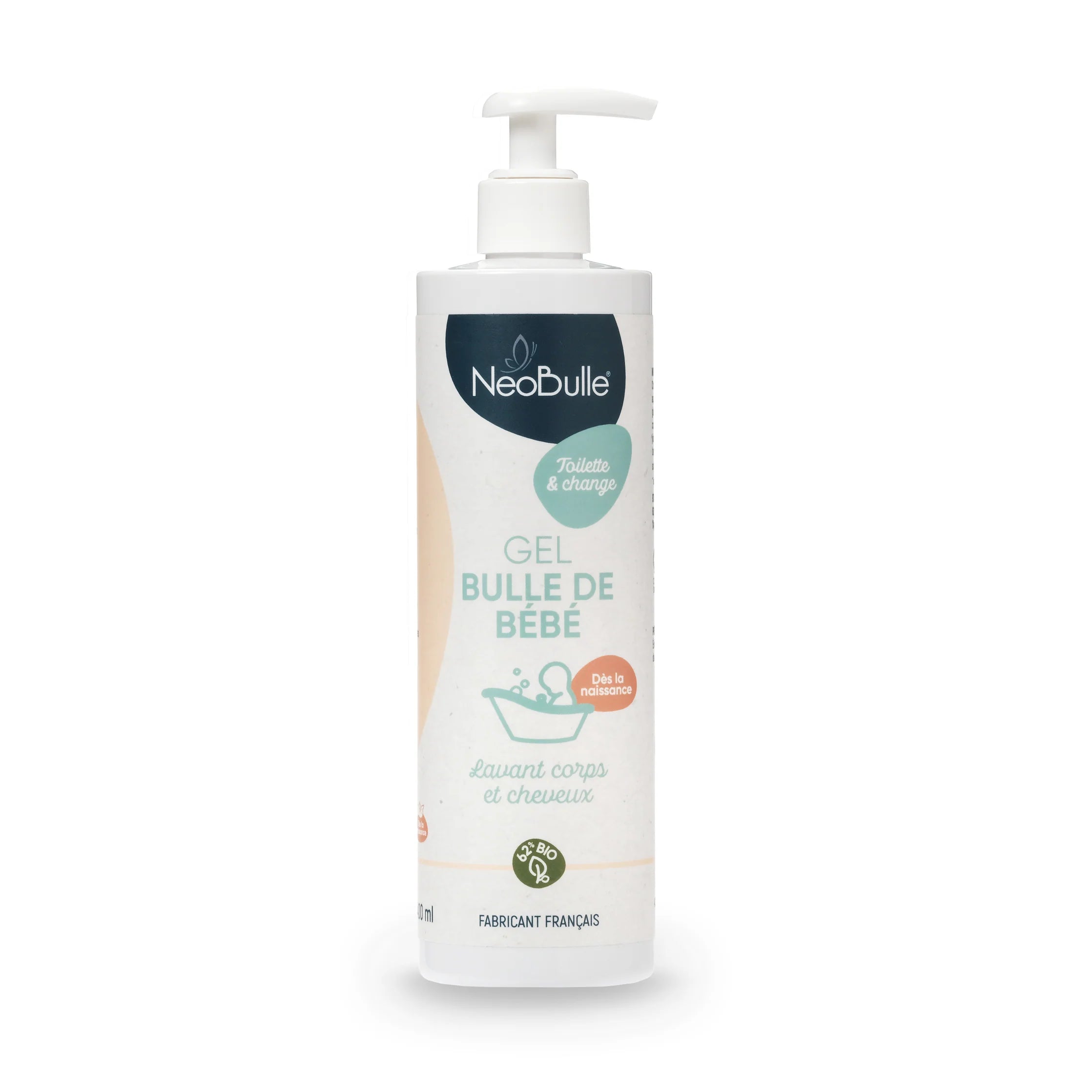 Gel bulle bébé 400 ml a pompe - Neobulle