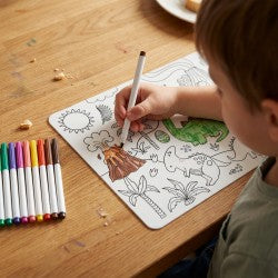 Set de table à colorier Dino - Ulysse couleurs d’enfance