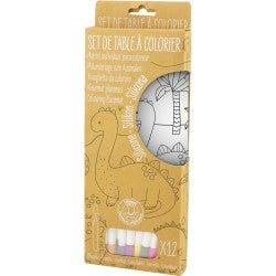 Set de table à colorier Dino - Ulysse couleurs d’enfance