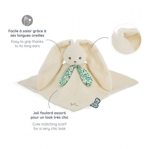 Doudou lapin crème Lapinoo tout doux des là naissance - Kaloo