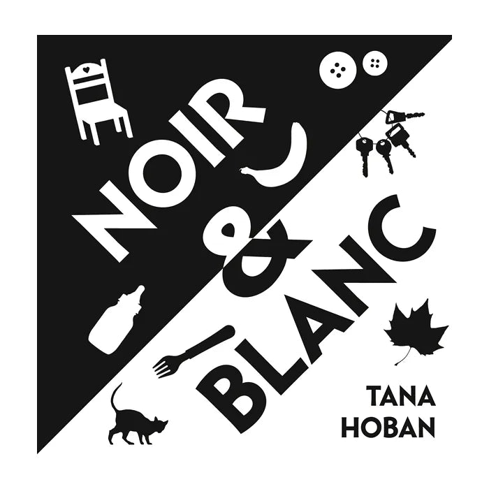 Livre noir et blanc de Tana Hoban - Moulin roty