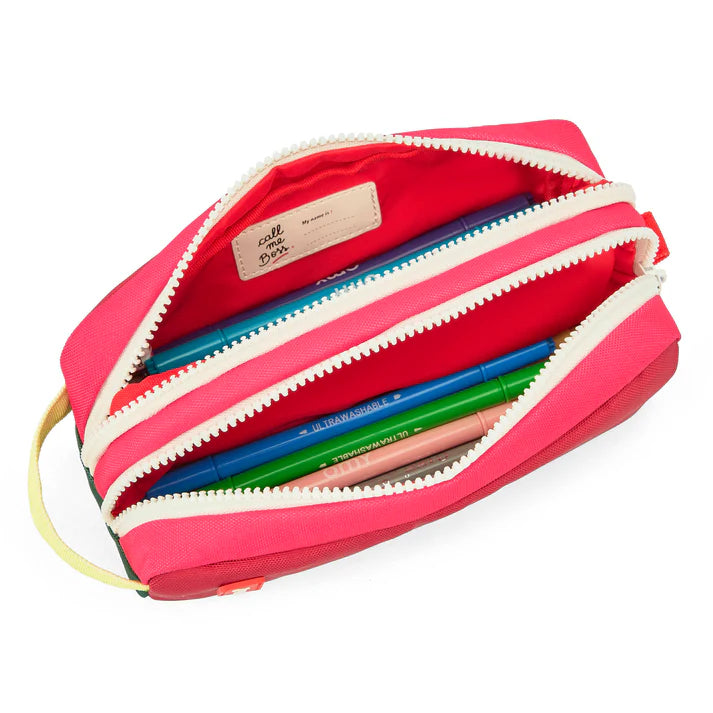 Trousse d’école à double compartiment Mini Pastèque - Hello hossy