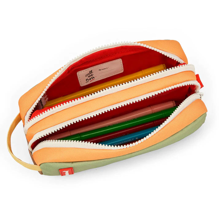 Trousse d’école à double compartiment Mini Safari - Hello hossy