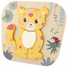 Mon premier puzzle en bois Léopopi - Ulysse couleurs d’enfance