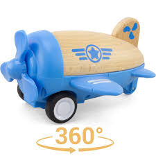 Mini avion a hélice en bois Routoudou - Ulysse couleurs d’enfance