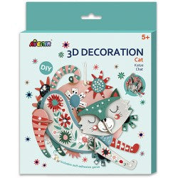 Décoration 3D chat - Ulysse couleurs d’enfance