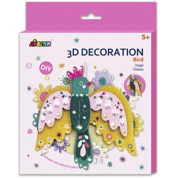 Décoration 3D oiseau à créer - Ulysse couleurs d’enfance