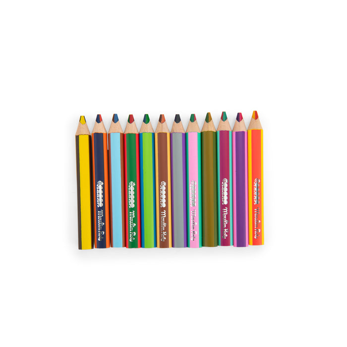 Set de crayons bicolore les petites merveilles - Moulin roty