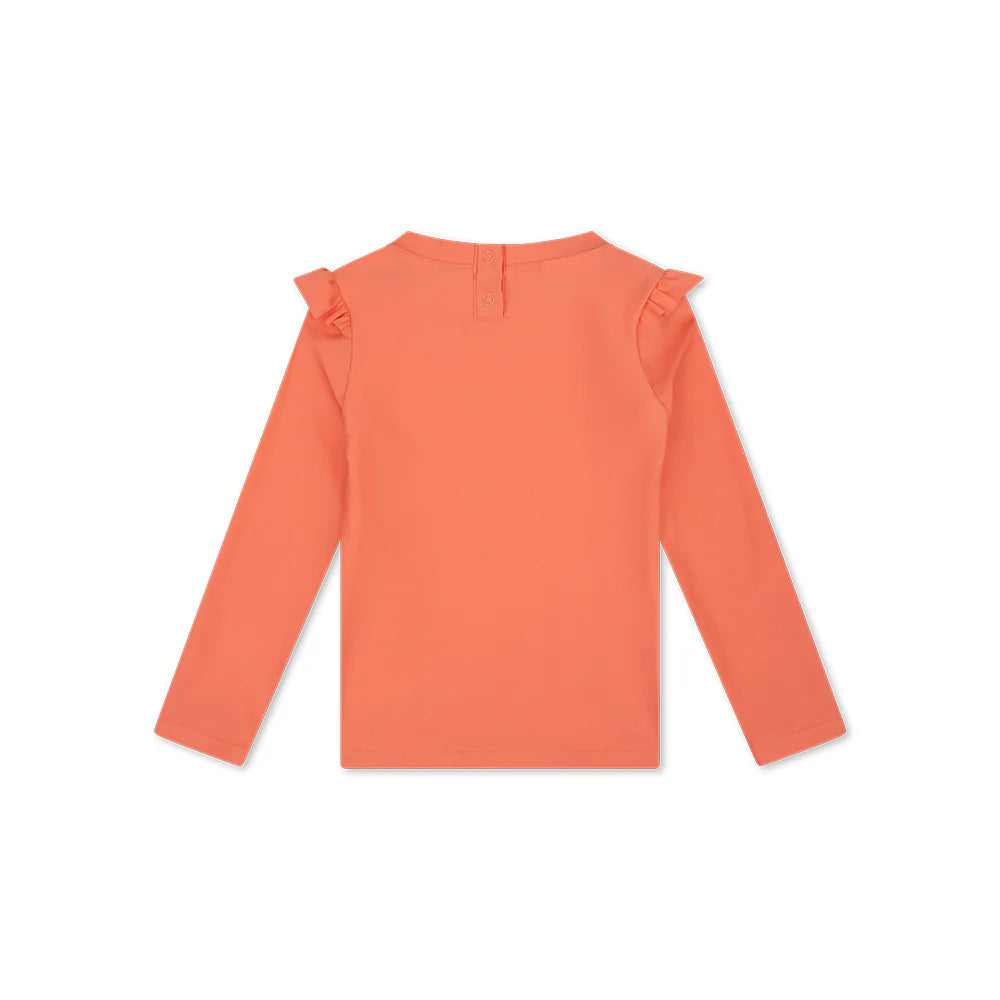 t-shirt de natation uv à manches longues - rose - shell tastic - Swim essentials