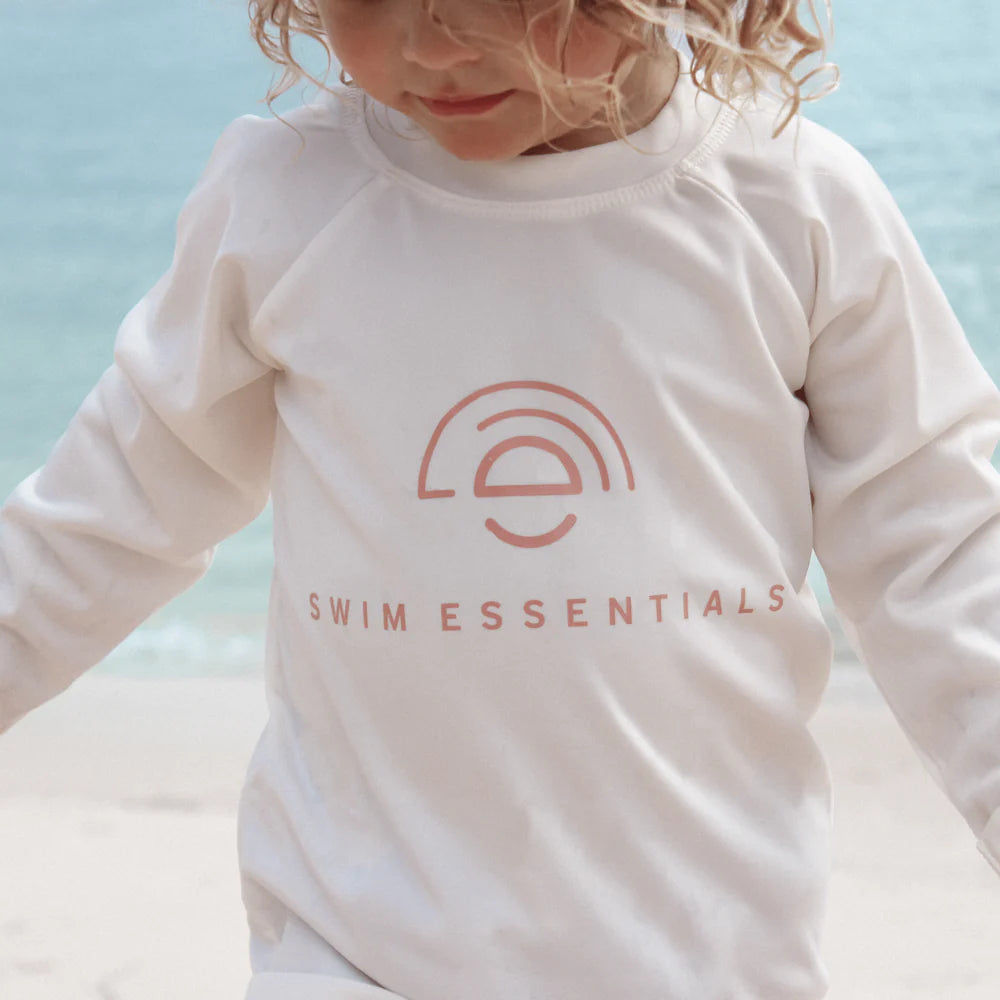 T-shirt de bain - manches longues blanc - Swim essentials