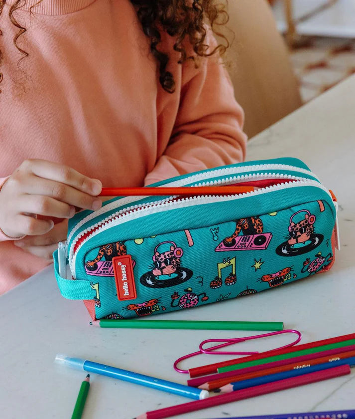 Trousse double compartiment Disco Roar - Hello hossy