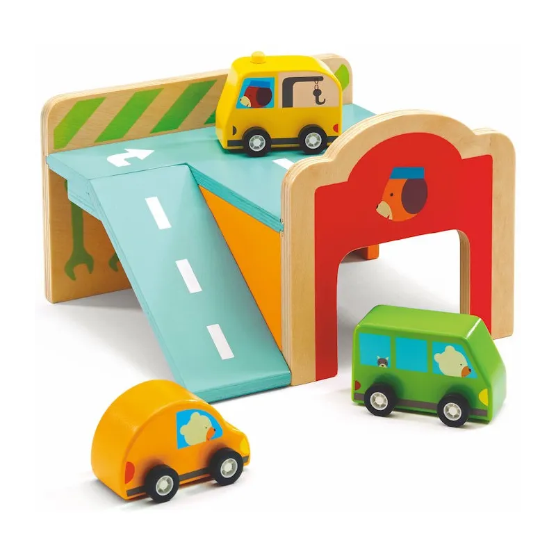 Mini garage en bois - Djeco