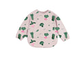 Bavoir à manche longue Veggie Pals - thé Cotton cloud