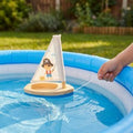 Voilier en bois Pirate pour bain - Ulysse couleurs d’enfance