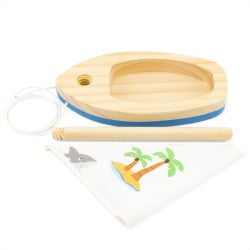 Voilier en bois Pirate pour bain - Ulysse couleurs d’enfance