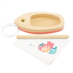 Voilier en bois Sirène pour bain - Ulysse couleurs d’enfance