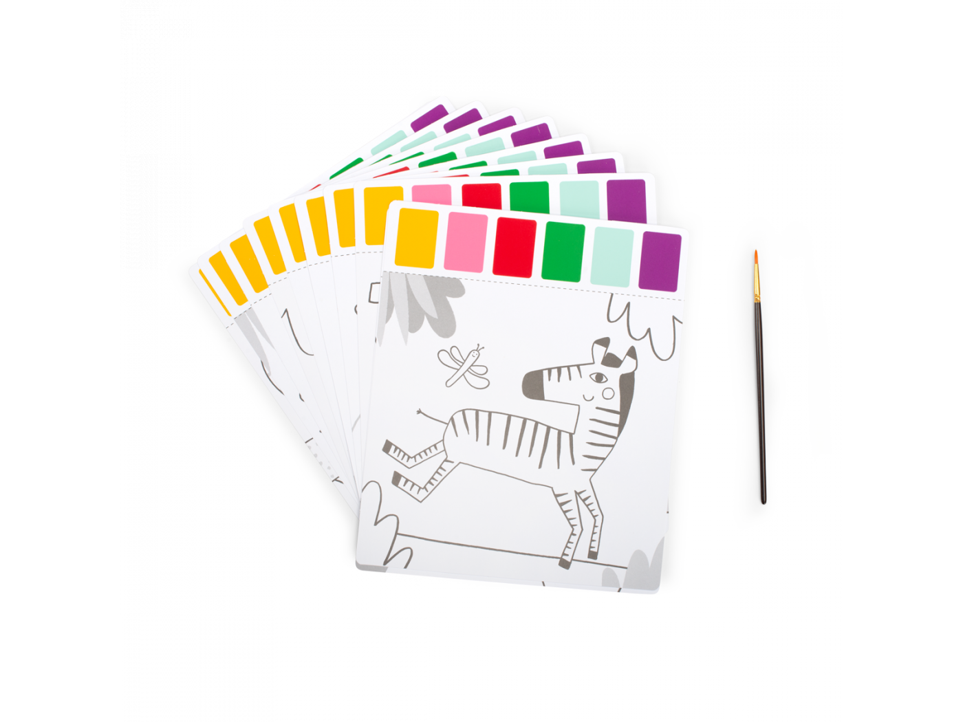 Peinture palette magique Les Toupitis - Moulin roty