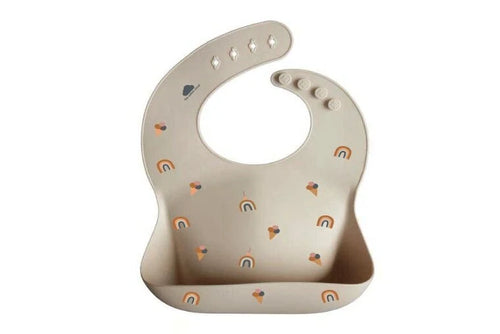 Bavoir en silicone Rainbow - The Cotton cloud