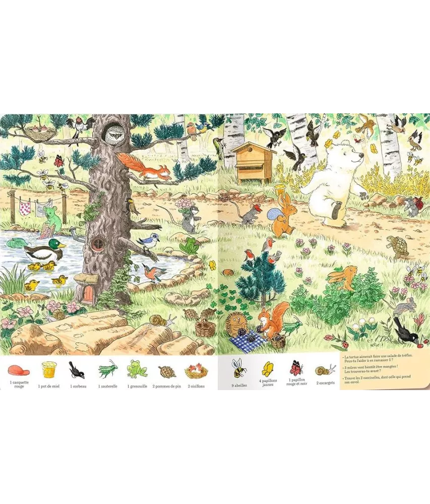 Livre Calinours Cherche &trouve l’école de loisirs - moulin roty