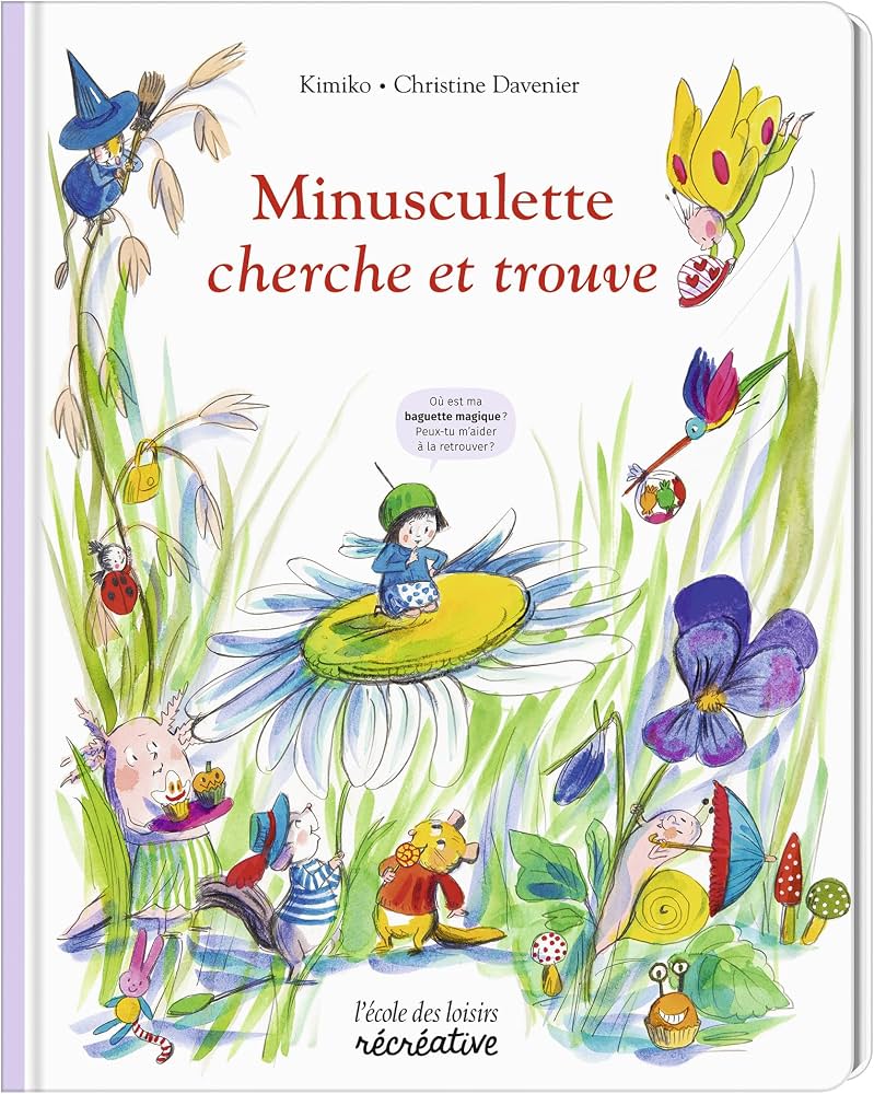 Livre Minusculette Cherche & trouve l’école de loisirs - Moulin roty