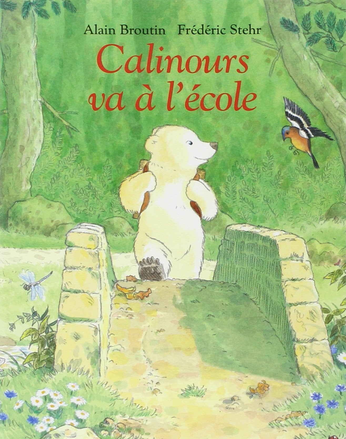 Livre Calinours va à l’école l’école de loisirs - Moulin roty