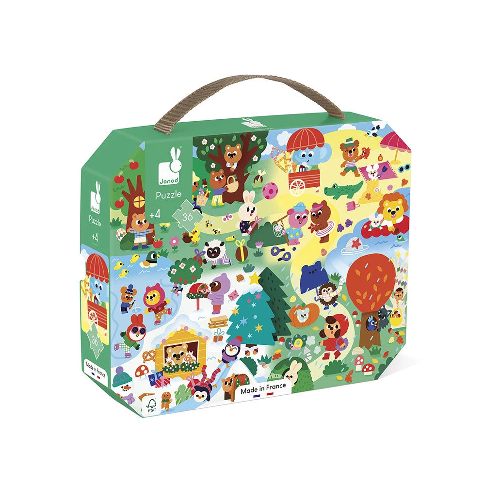 Puzzle 4 saisonsde 36 pcs - Janod